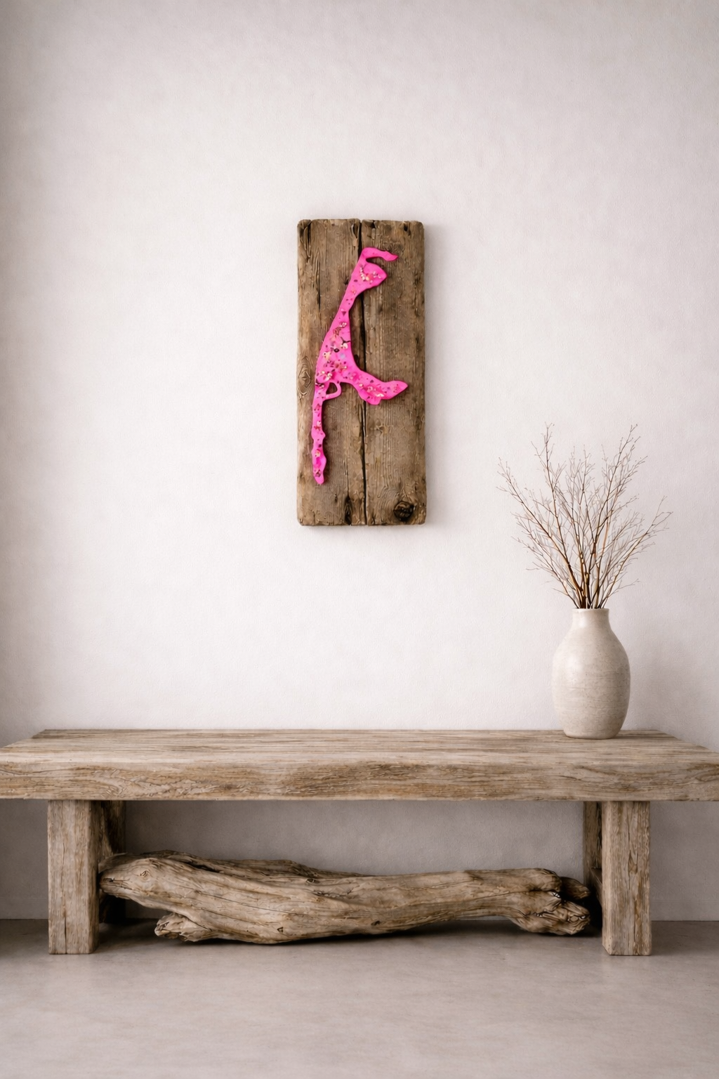 ⚓ Driftwood trift Epoxidharz „Sylt, Makrele, Anker & Co."
