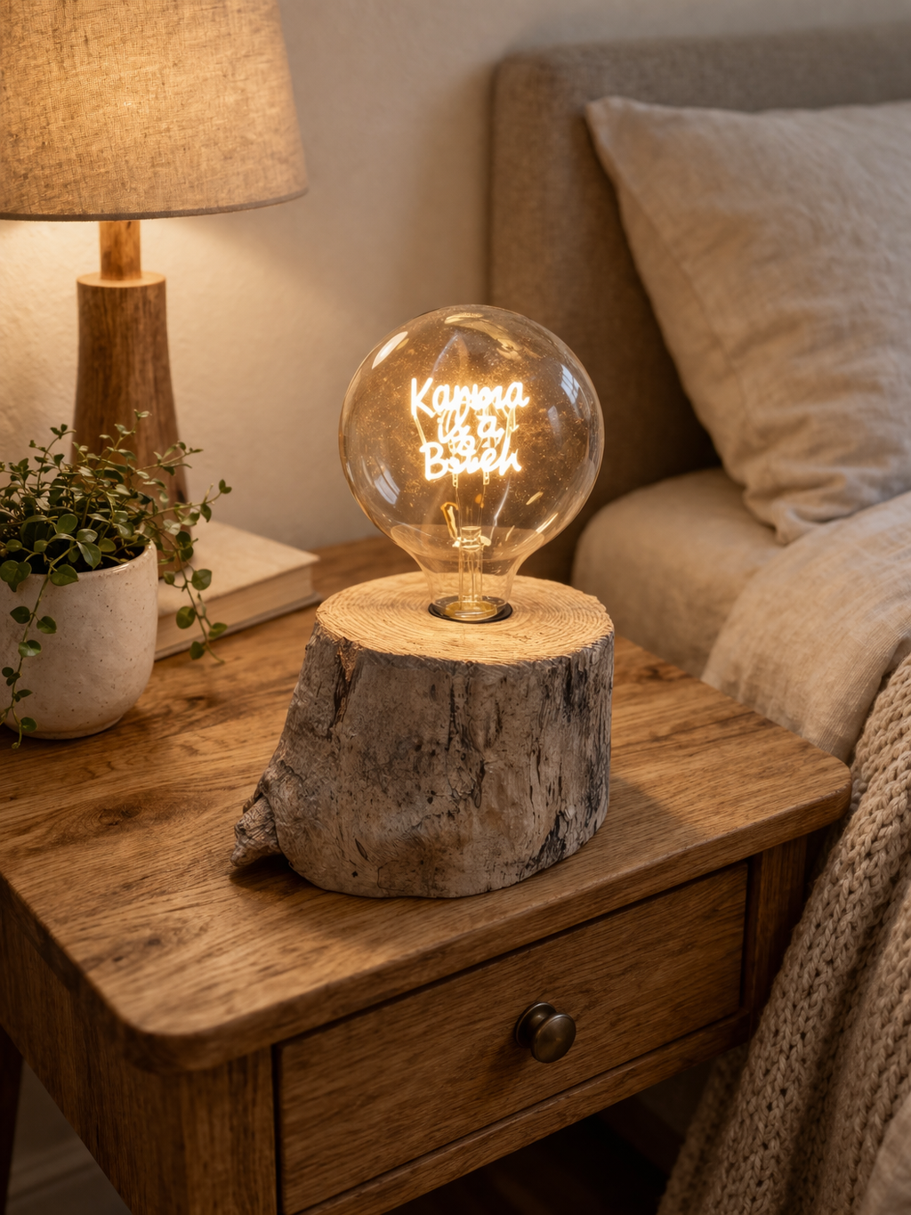 Driftwood "Statement" Lampe