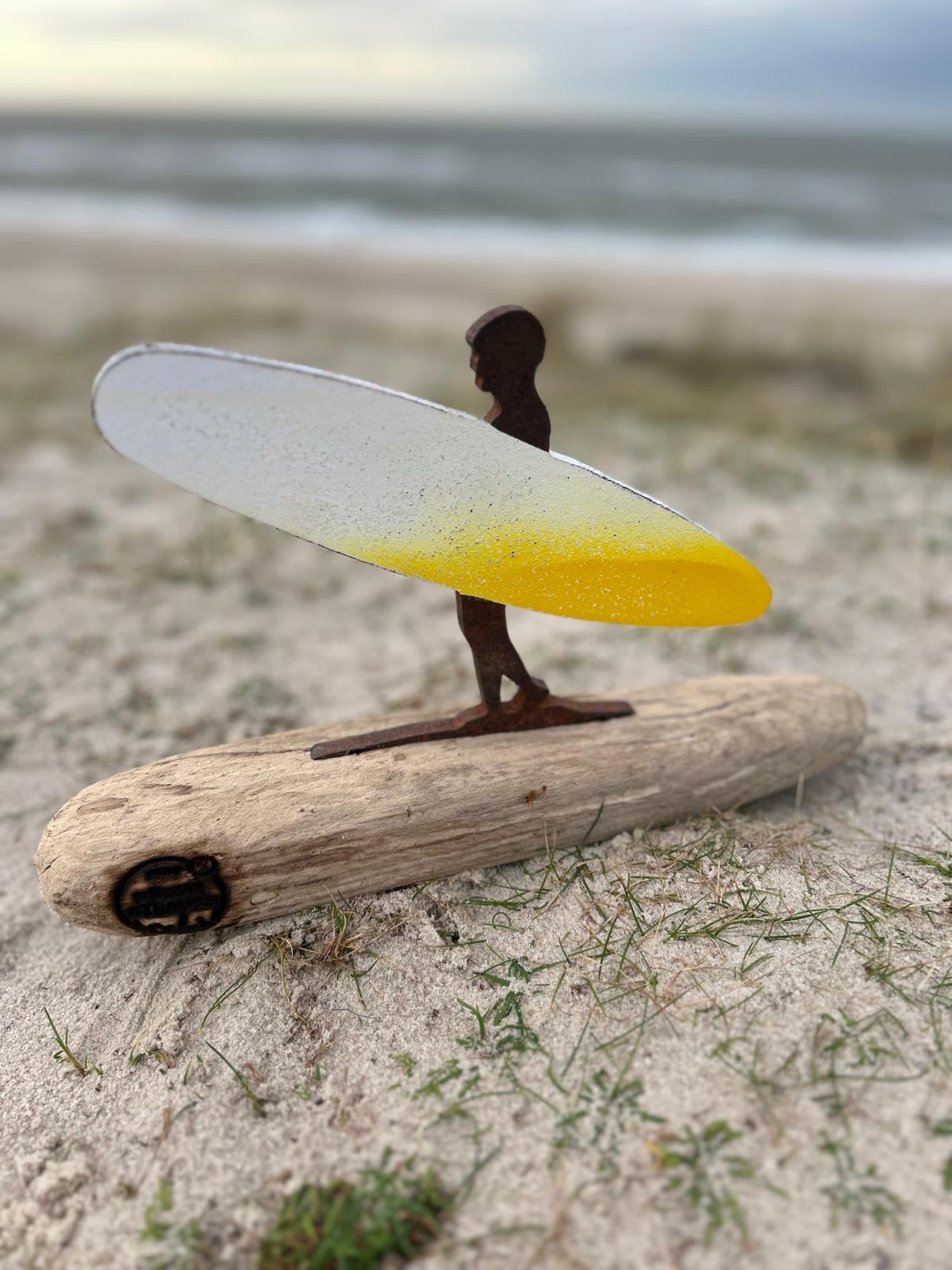 🏄 Driftwood Skulptur „Surfer“ – Wellen, Wind & Freiheit
