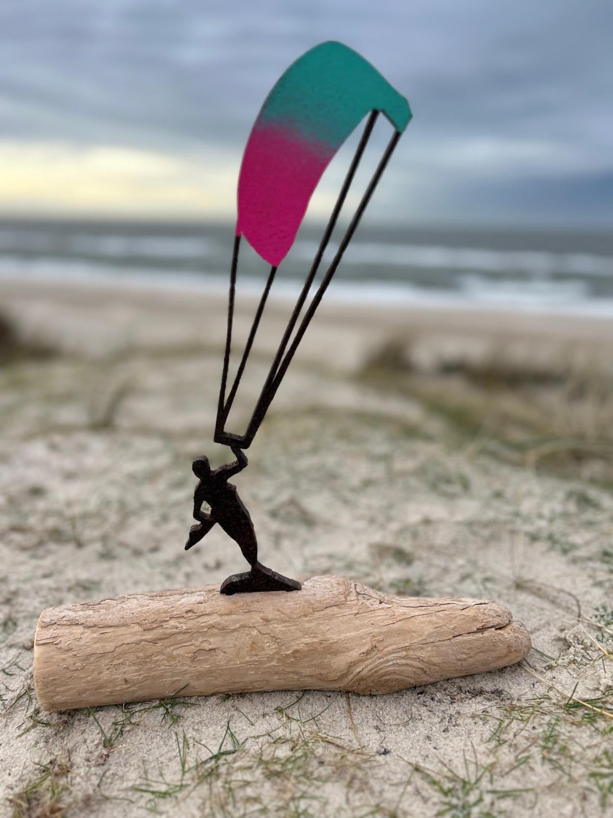 🏄 Driftwood Skulptur „Surfer“ – Wellen, Wind & Freiheit