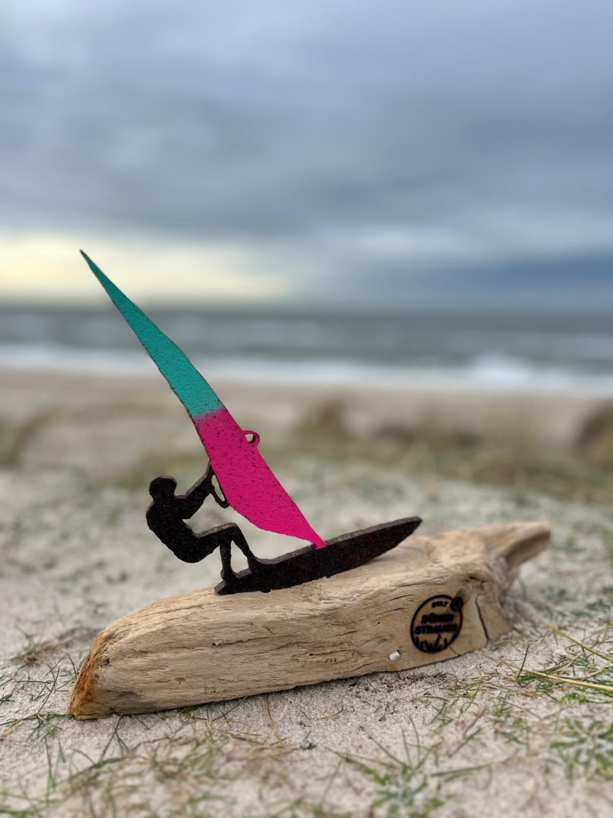 🏄 Driftwood Skulptur „Surfer“ – Wellen, Wind & Freiheit