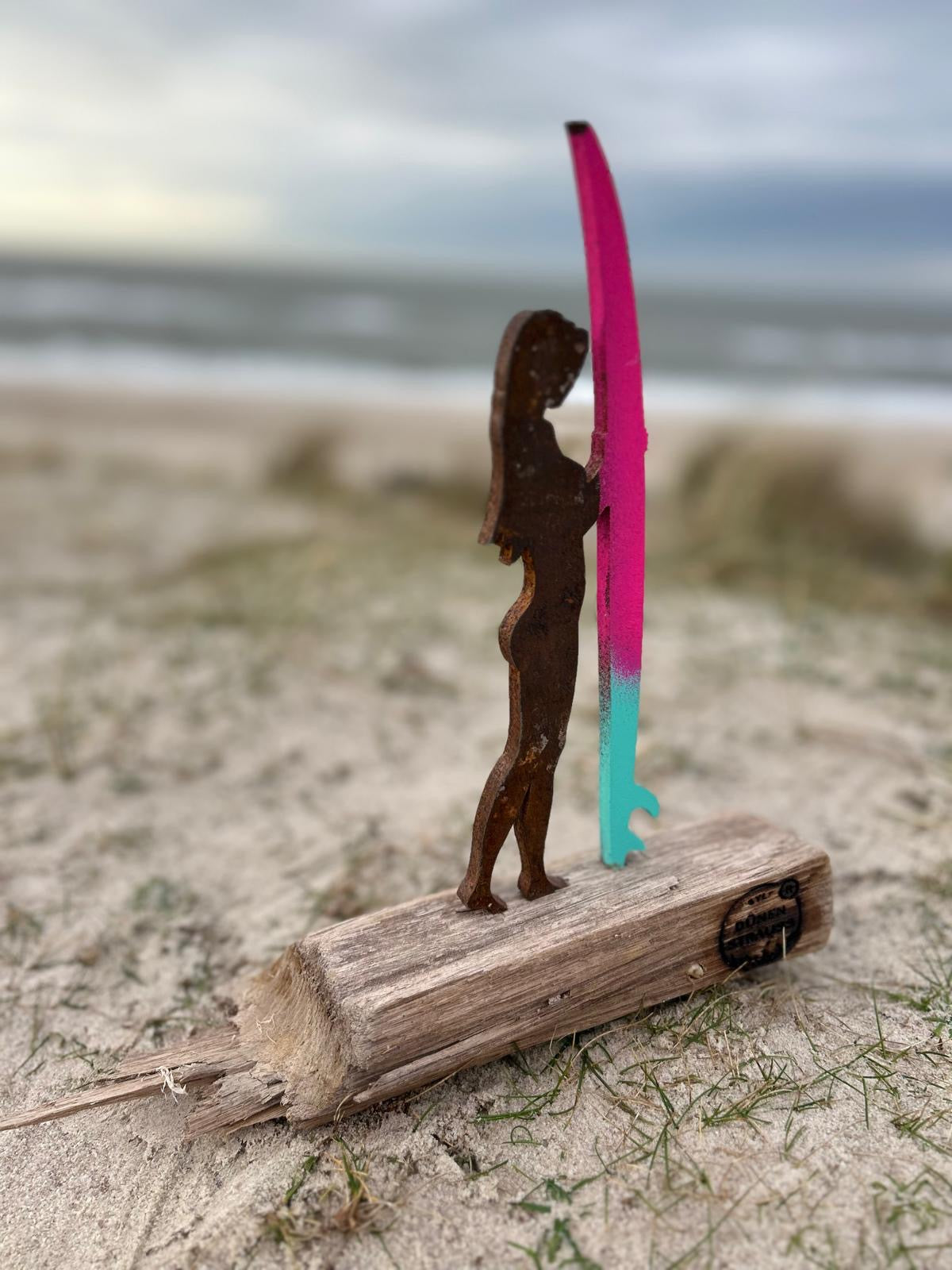 🏄 Driftwood Skulptur „Surfer“ – Wellen, Wind & Freiheit