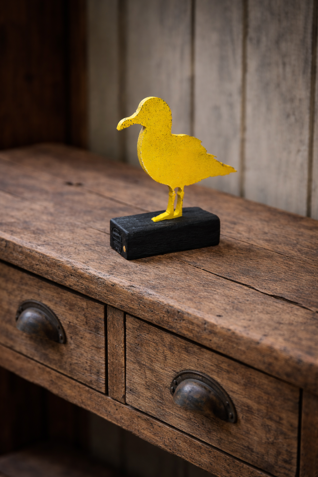 Driftwood Skulptur „Möwe Kalle“ – maritimes Unikat mit Sylter Seele