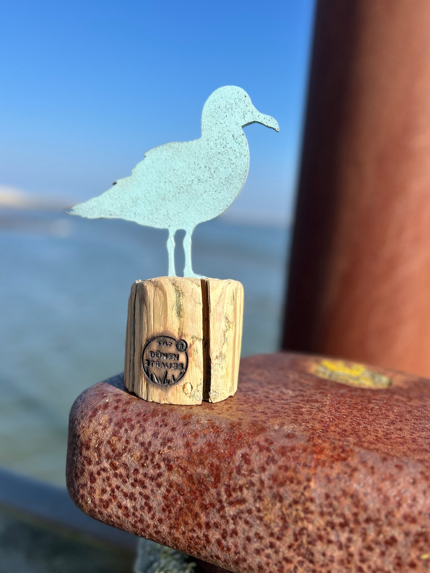 Driftwood Skulptur „Möwe Kalle“