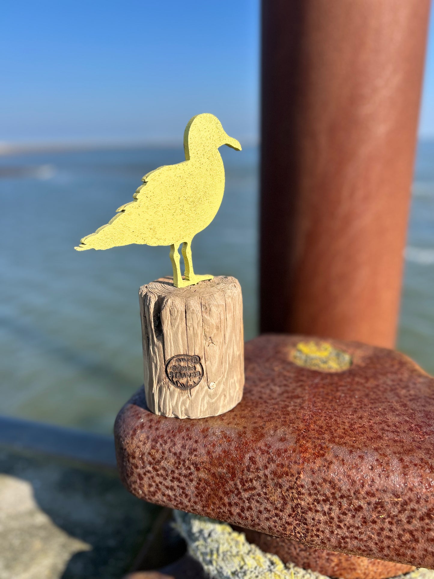 Driftwood Skulptur „Möwe Kalle“