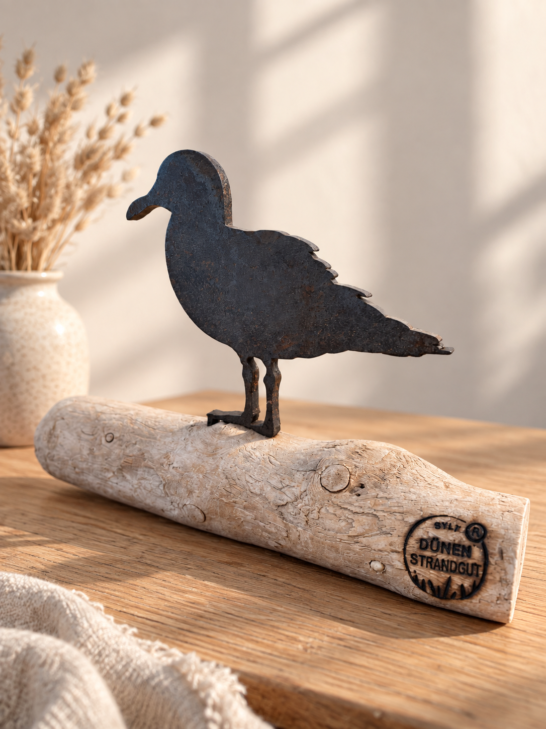 Driftwood Skulptur „Möwe Kalle“