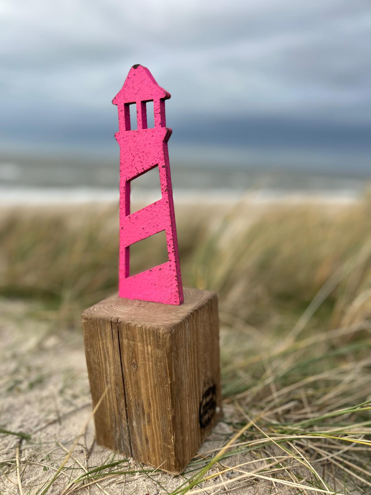 🌊 Driftwood Skulptur „Sylter Leuchtturm“ – Ein Stück Küste für Zuhause