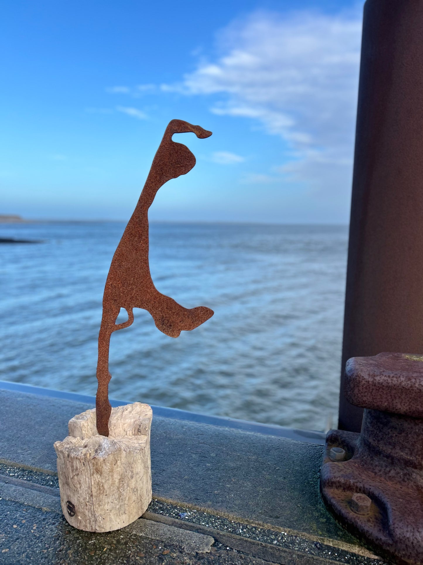 Große Driftwood-Skulptur