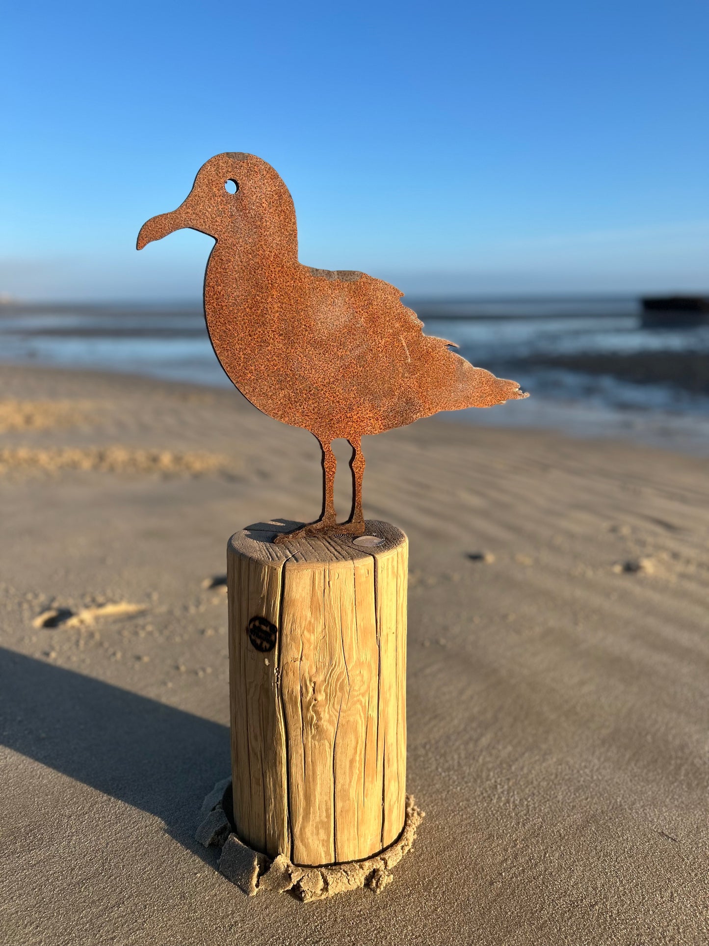 Große Driftwood-Skulptur