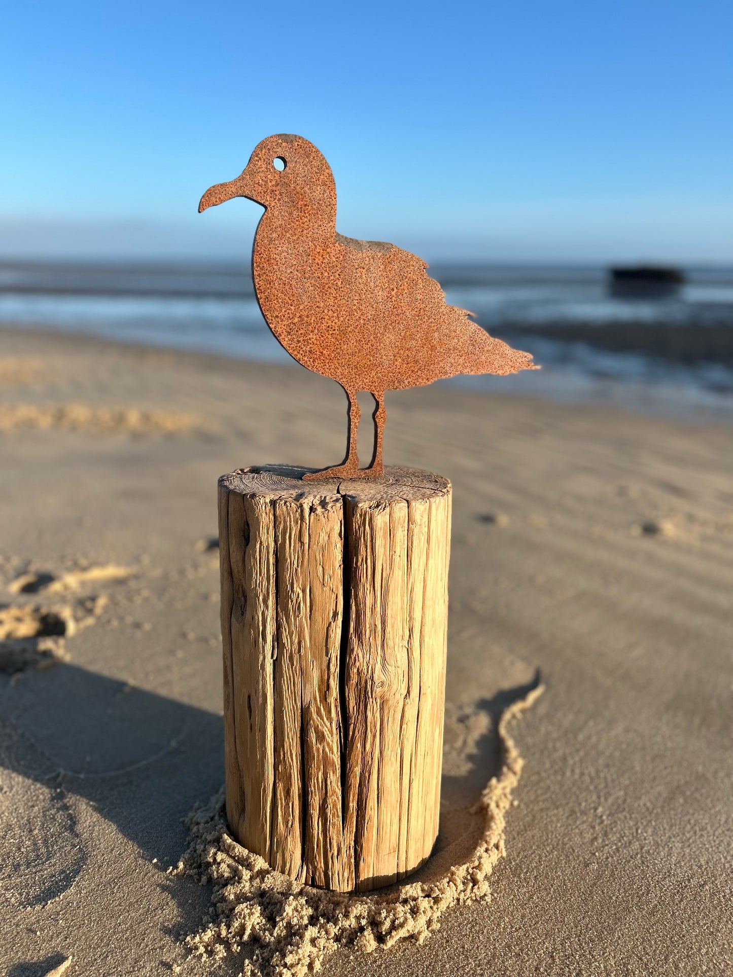 Große Driftwood-Skulptur