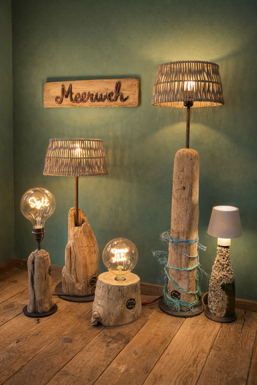 Driftwood "Statement" Lampe