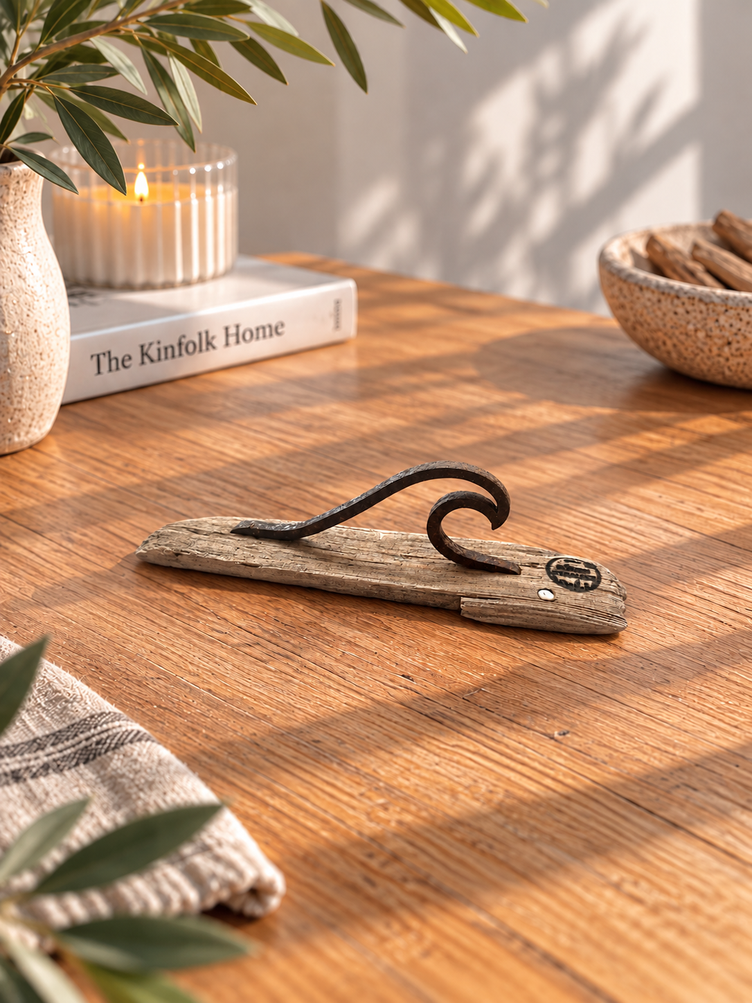 Driftwood Skulptur Mini  „Welle“ 🌊