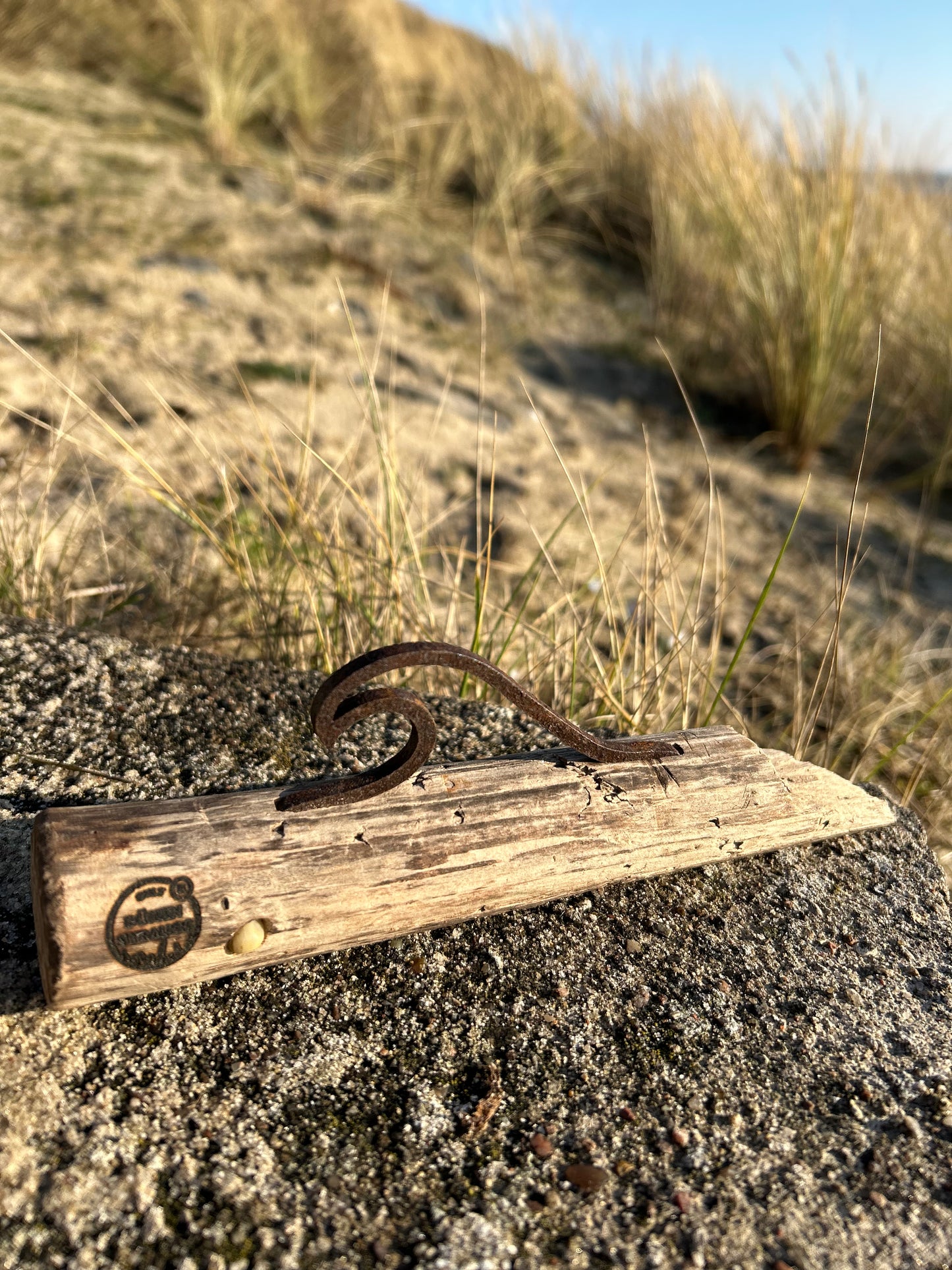 🌊 Mini Driftwood Skulptur „Welle“ – klein, natürlich, einzigartig