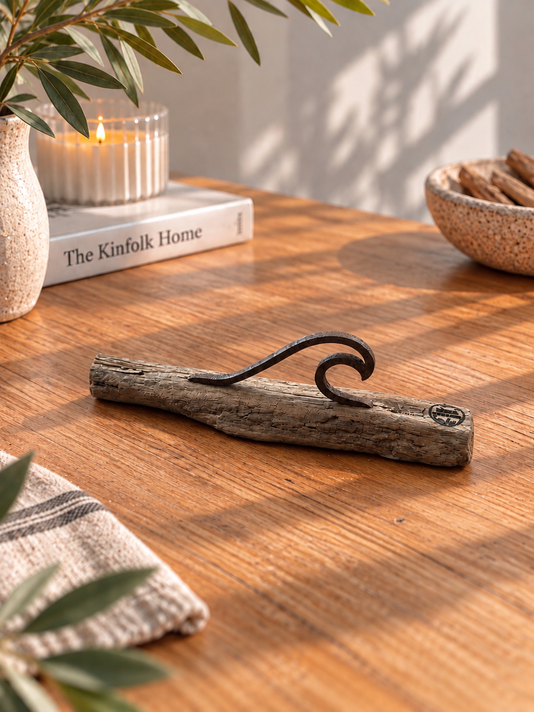 Driftwood Skulptur Mini  „Welle“ 🌊