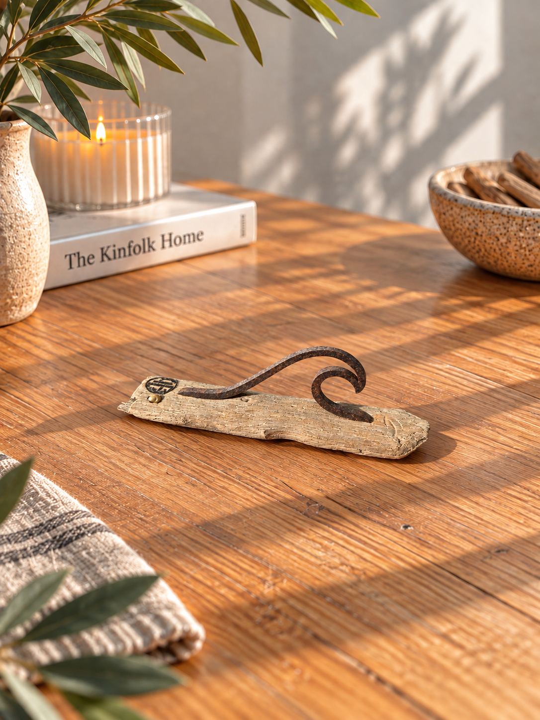 Driftwood Skulptur Mini  „Welle“ 🌊
