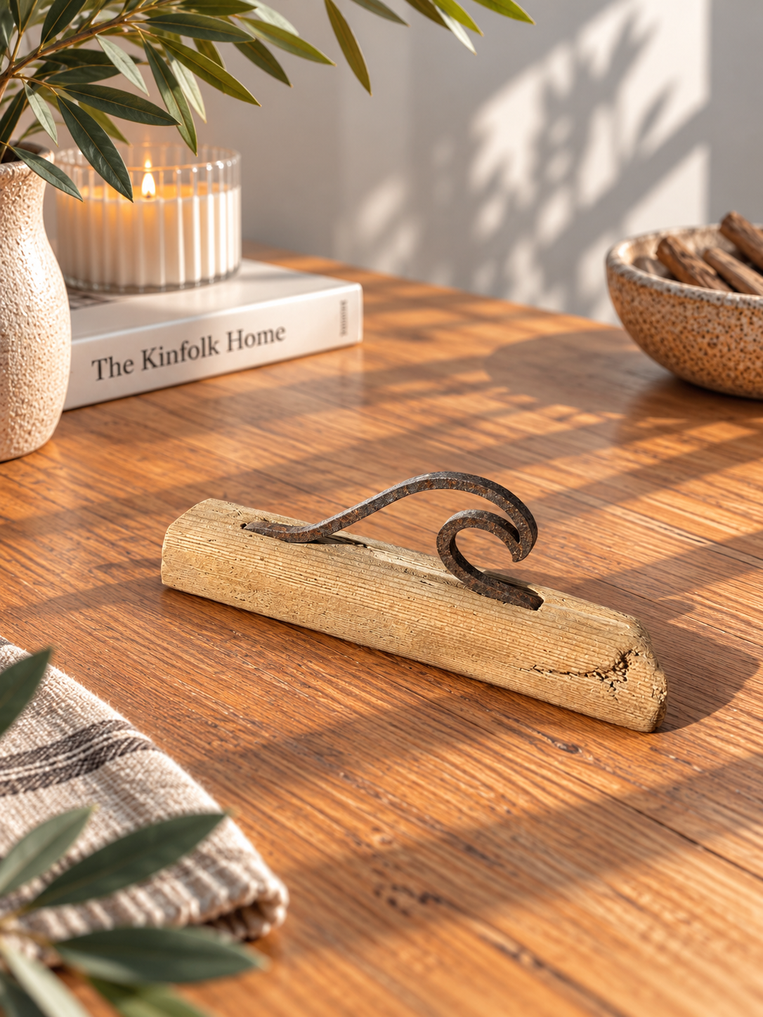 Driftwood Skulptur Mini  „Welle“ 🌊