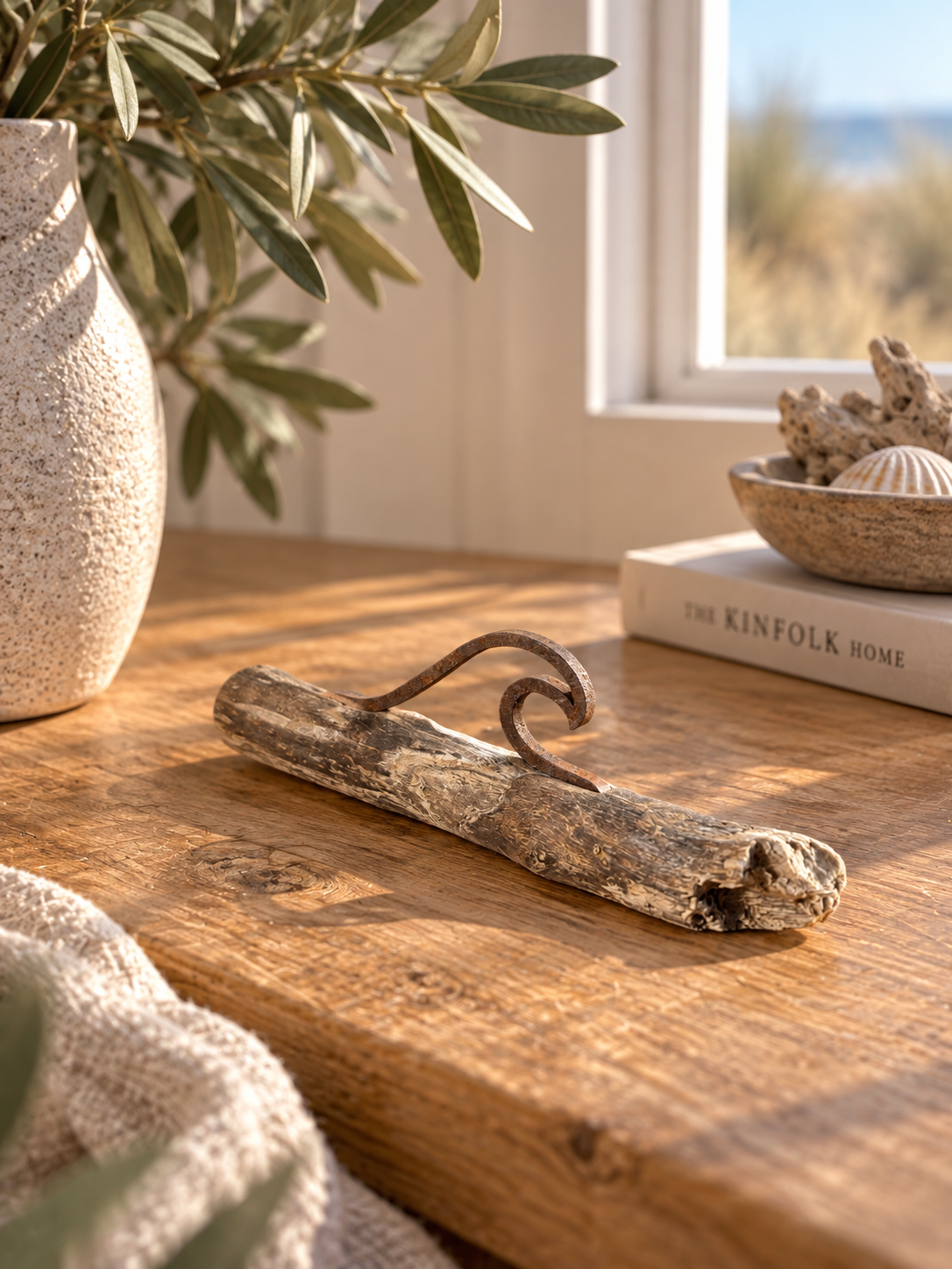 Driftwood Skulptur Mini  „Welle“ 🌊