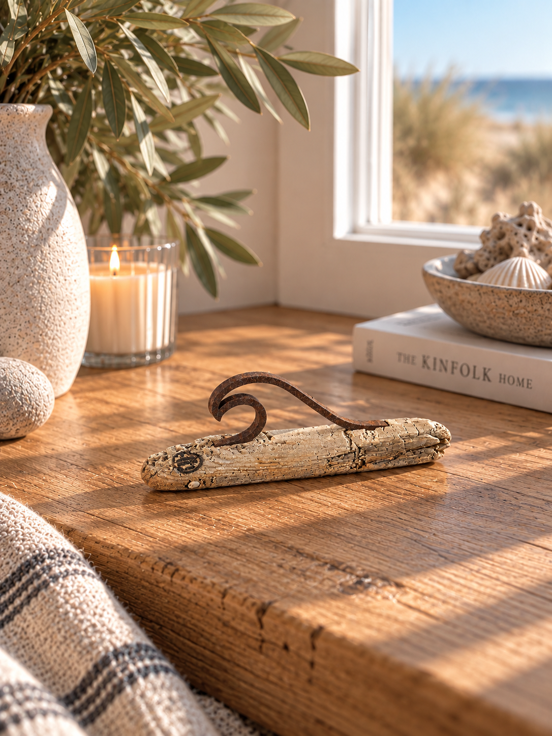 Driftwood Skulptur Mini  „Welle“ 🌊