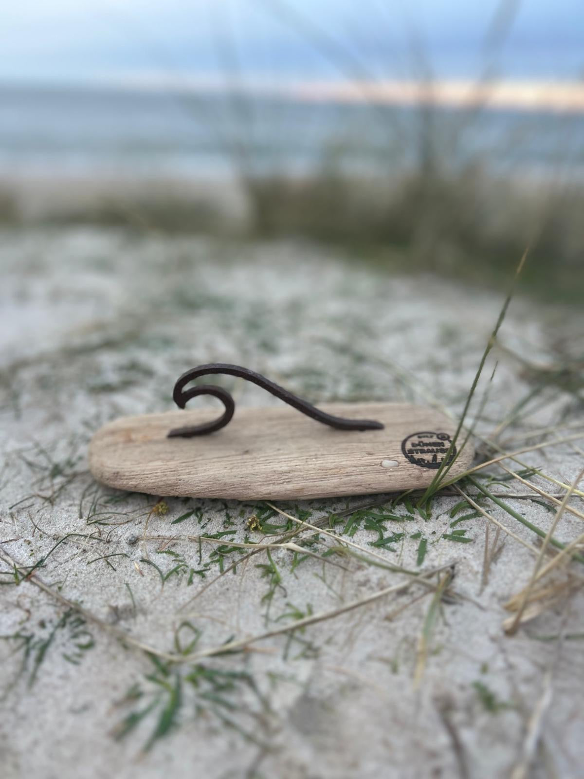 🌊 Mini Driftwood Skulptur „Welle“ – klein, natürlich, einzigartig