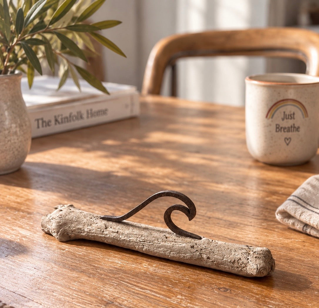 Driftwood Skulptur Mini  „Welle“ 🌊