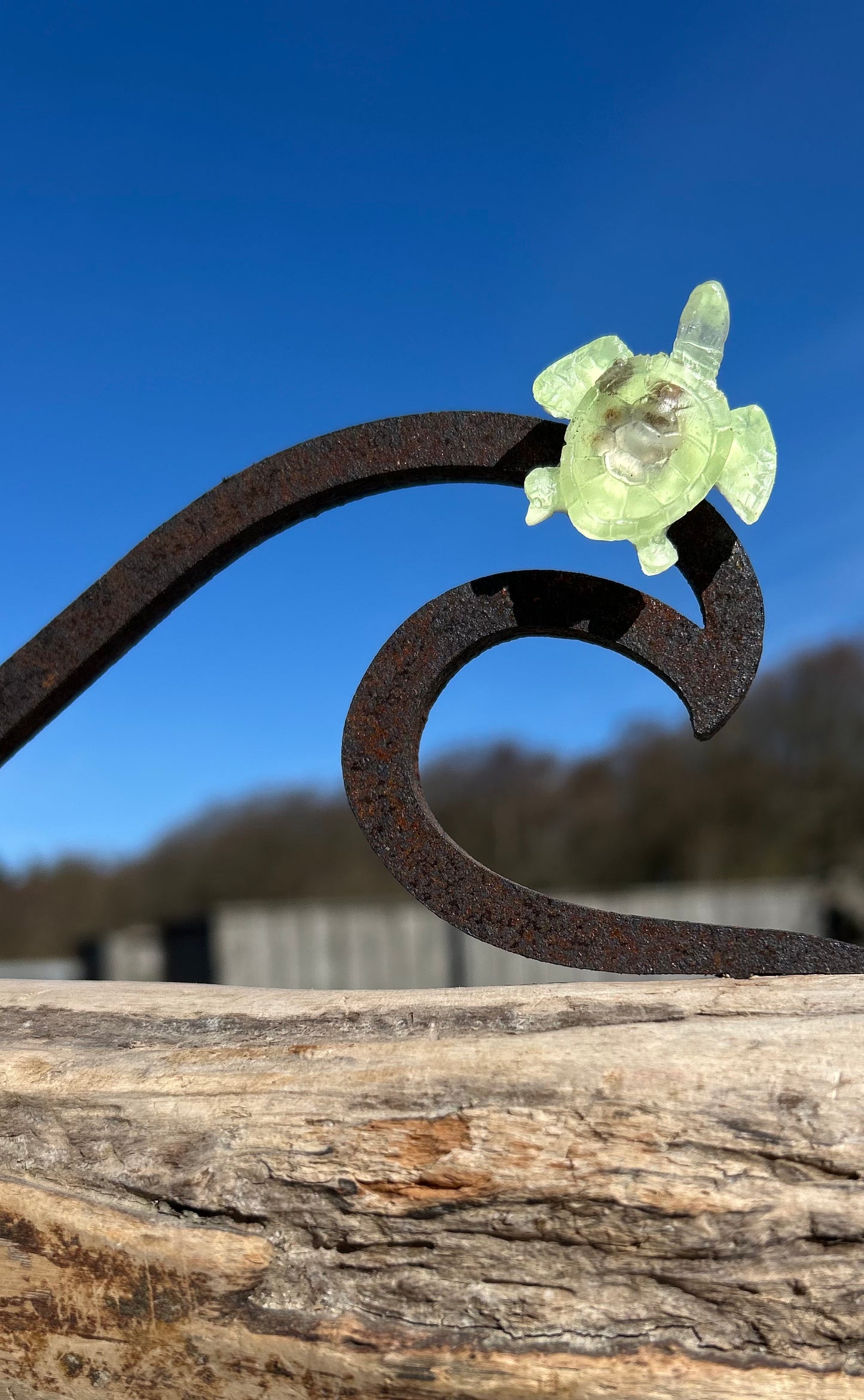 Magnet Schildkröte 🐢 handgegossen & mit Botschaft