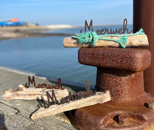 🌊 Driftwood Skulptur „Meerweh“  •  Wenn das Herz nach Küste ruft