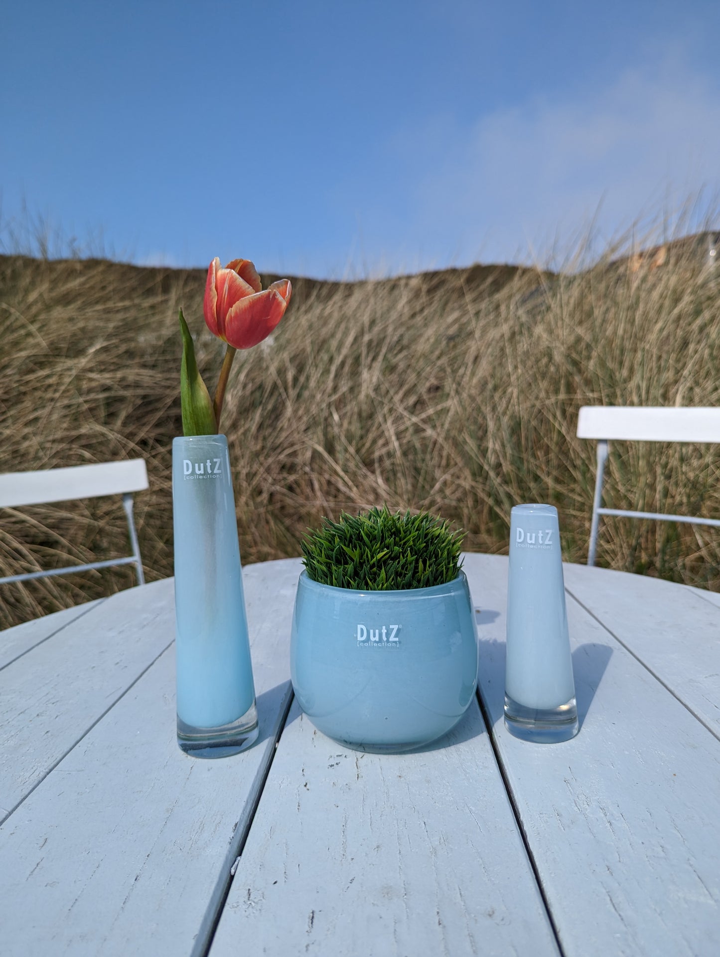 DutZ Vase · Solifleur | POT · Pastel Blue