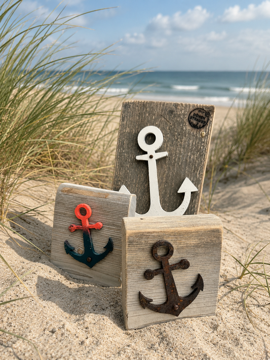 Driftwood-Stand-Schild • ⚓️ Anker
