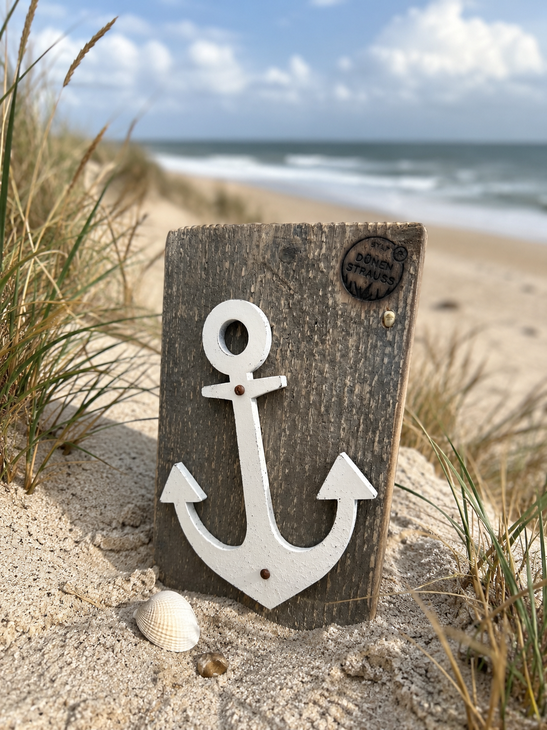Driftwood-Stand-Schild • ⚓️ Anker