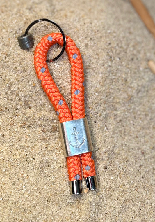 Segeltau Schlüsselanhänger Mini · Anker -Schiebhülse